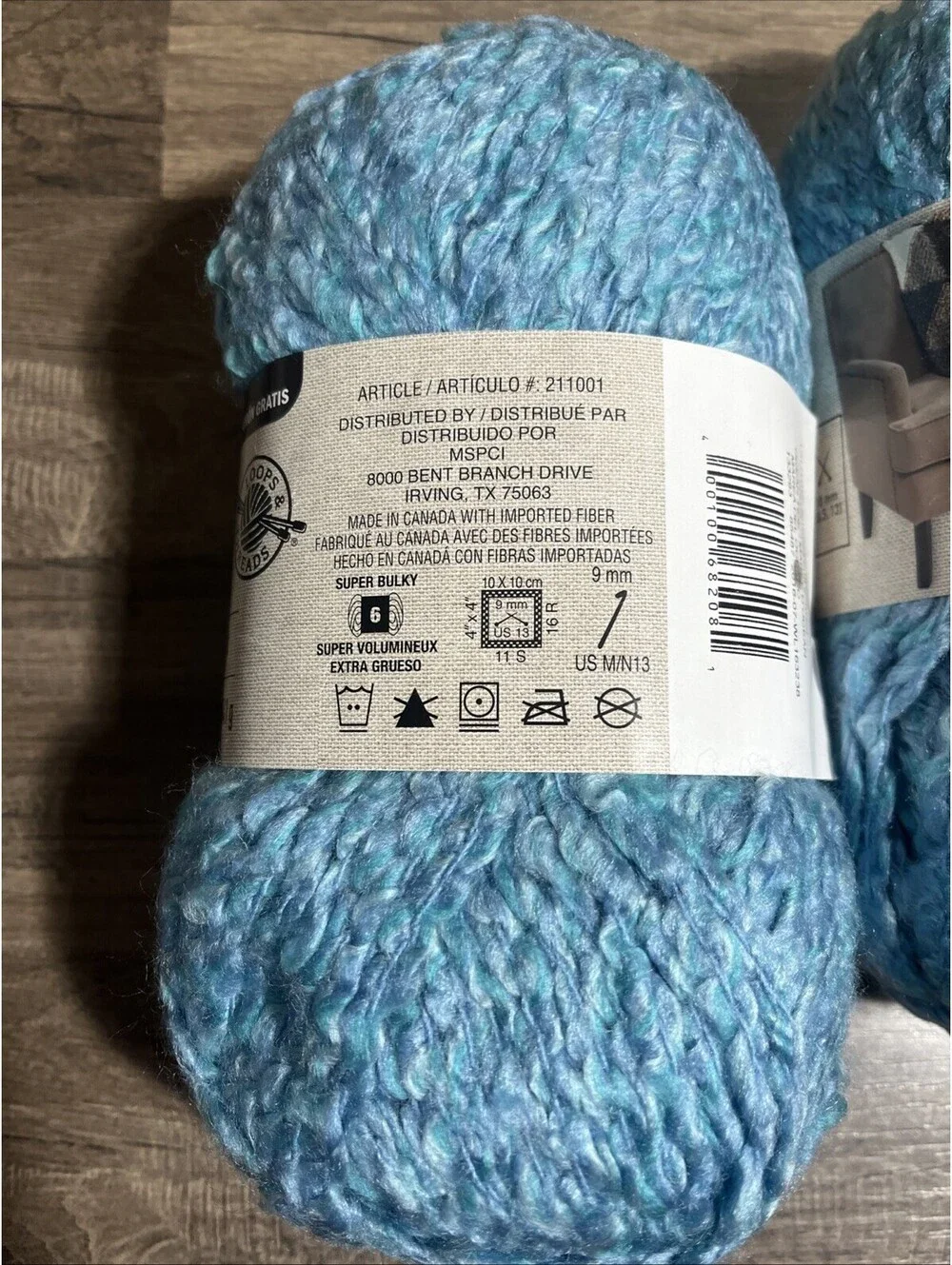 Loops & Threads Country Loom Yarn – Ocean Tide - Discontinued Lot Of 3